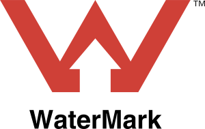 Watermark logo red