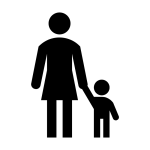Mother & Child icon Mother & Child icon