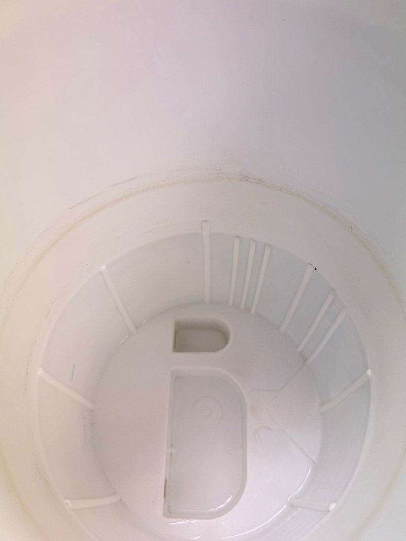 Old Water Cooler sink cavity inspection